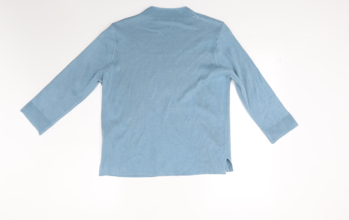 Marks and Spencer Womens Blue   Pullover Jumper Size 14