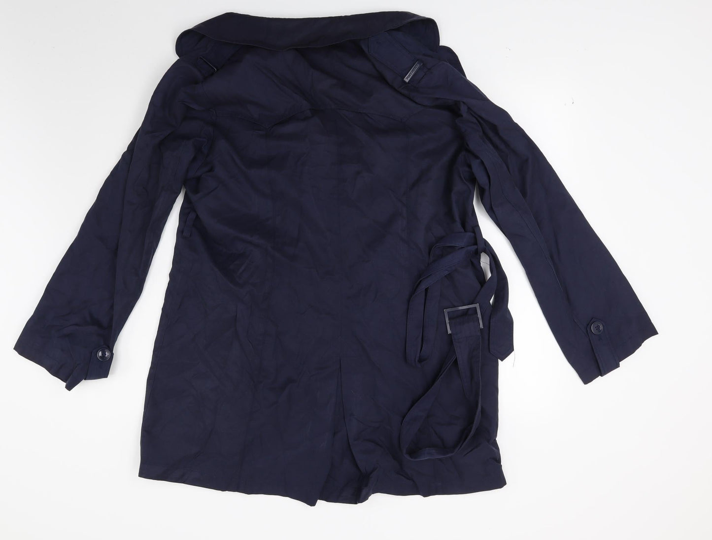 Punt Roma Womens Blue   Overcoat Coat Size 14