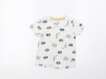 Nutmeg Boys White   Basic T-Shirt Size 2-3 Years  - Sunglasses