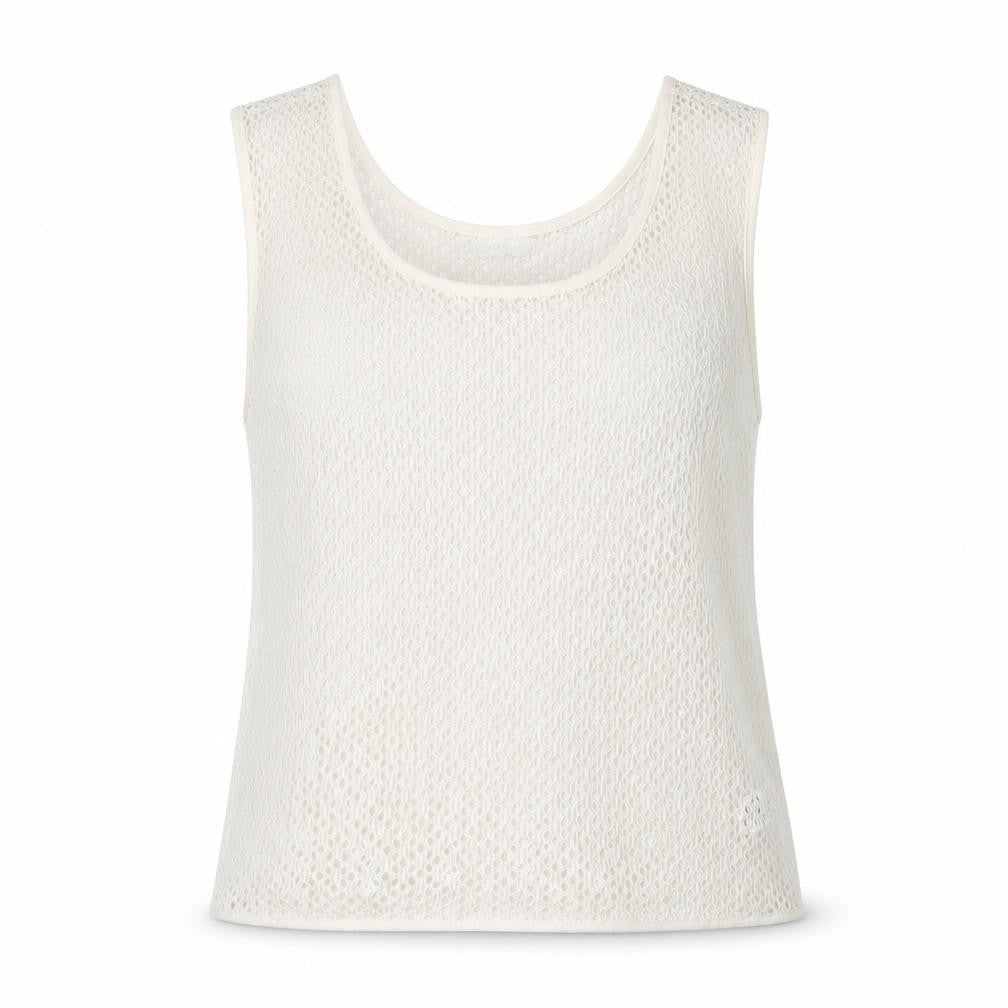 Womens UK Size 10 NEXT White Basic Tank