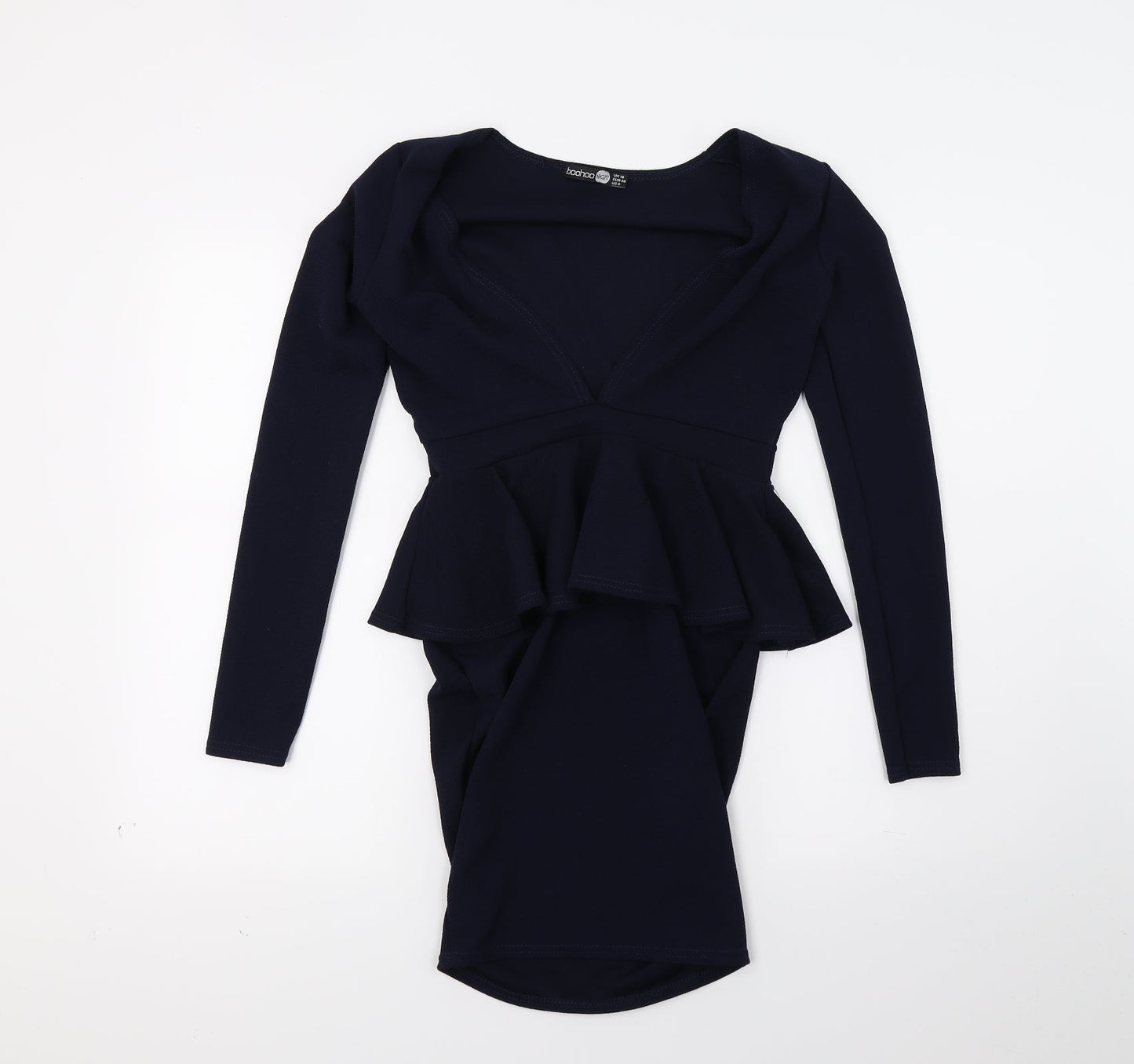 Boohoo Womens Blue   A-Line  Size 10