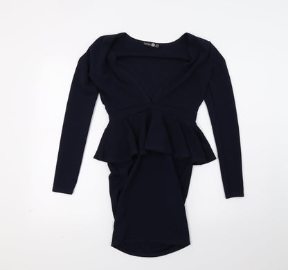 Boohoo Womens Blue   A-Line  Size 10