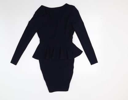 Boohoo Womens Blue   A-Line  Size 10