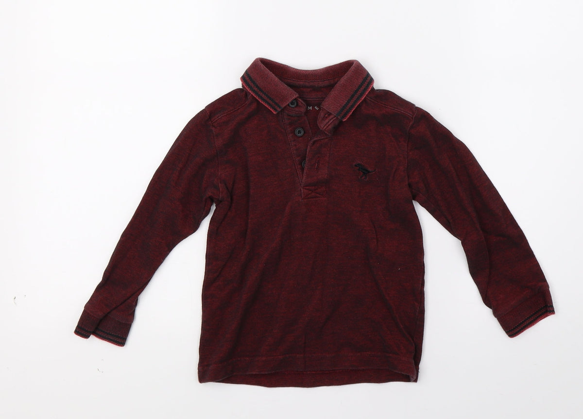 Nutmeg Boys Red   Basic Polo Size 2-3 Years