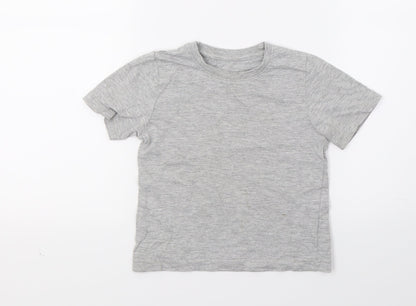 Mothercare Boys Grey   Basic T-Shirt Size 2-3 Years