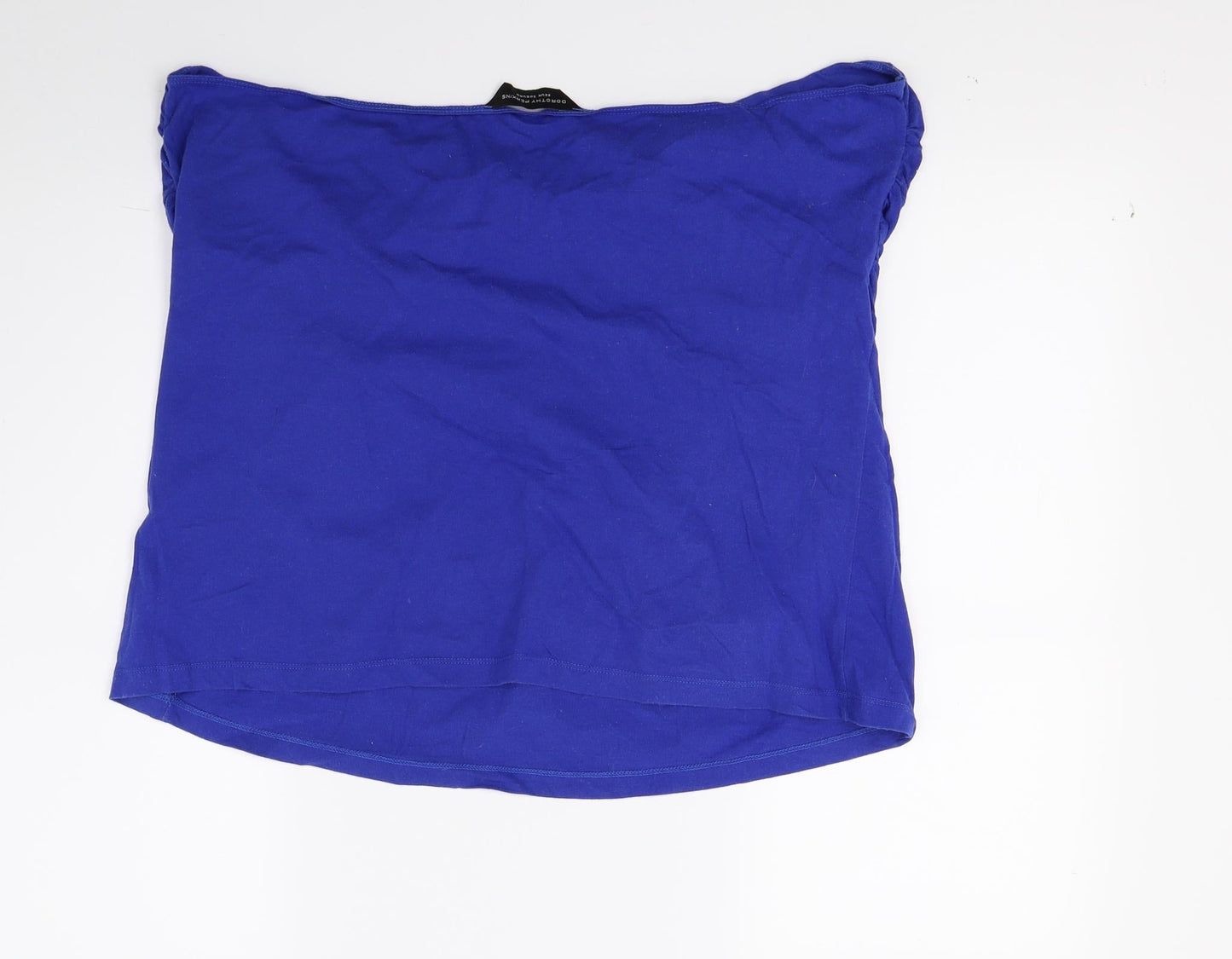 Womens UK Size 22 Dorothy Perkins Blue Cropped T-Shirt
