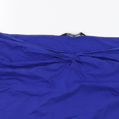 Womens UK Size 22 Dorothy Perkins Blue Cropped T-Shirt