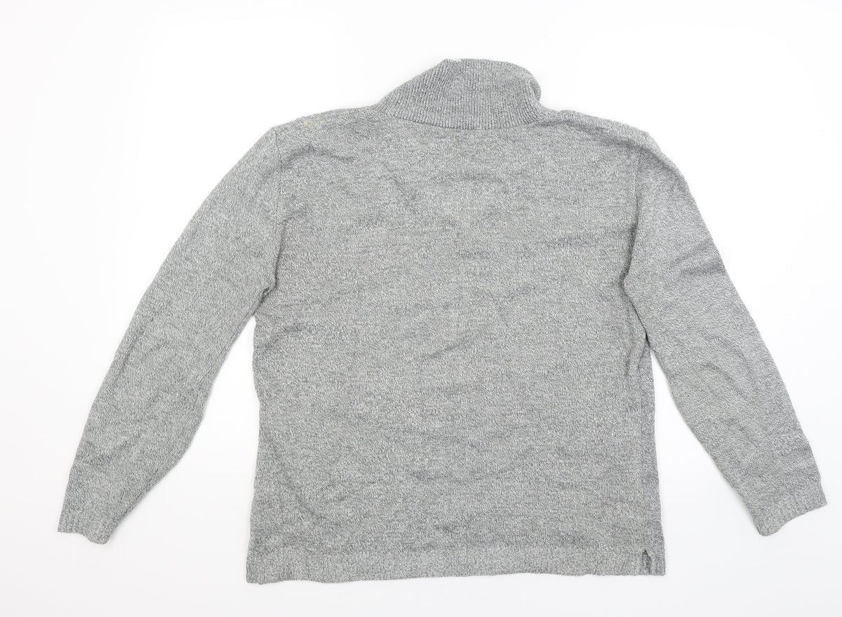 Touch Mens Grey   Pullover Jumper Size M
