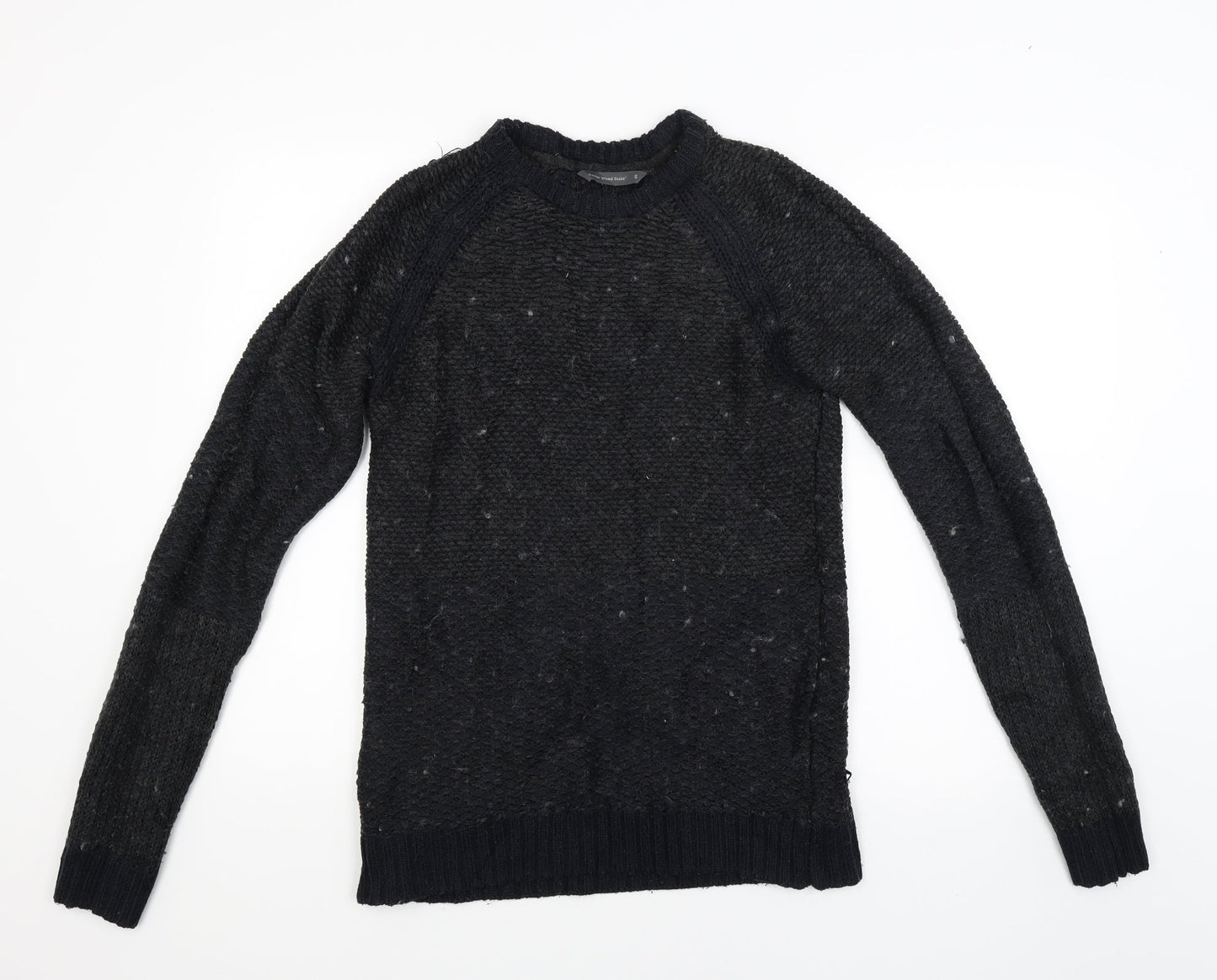 Cedar Wood State Mens Black   Pullover Jumper Size S
