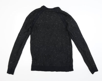 Cedar Wood State Mens Black   Pullover Jumper Size S