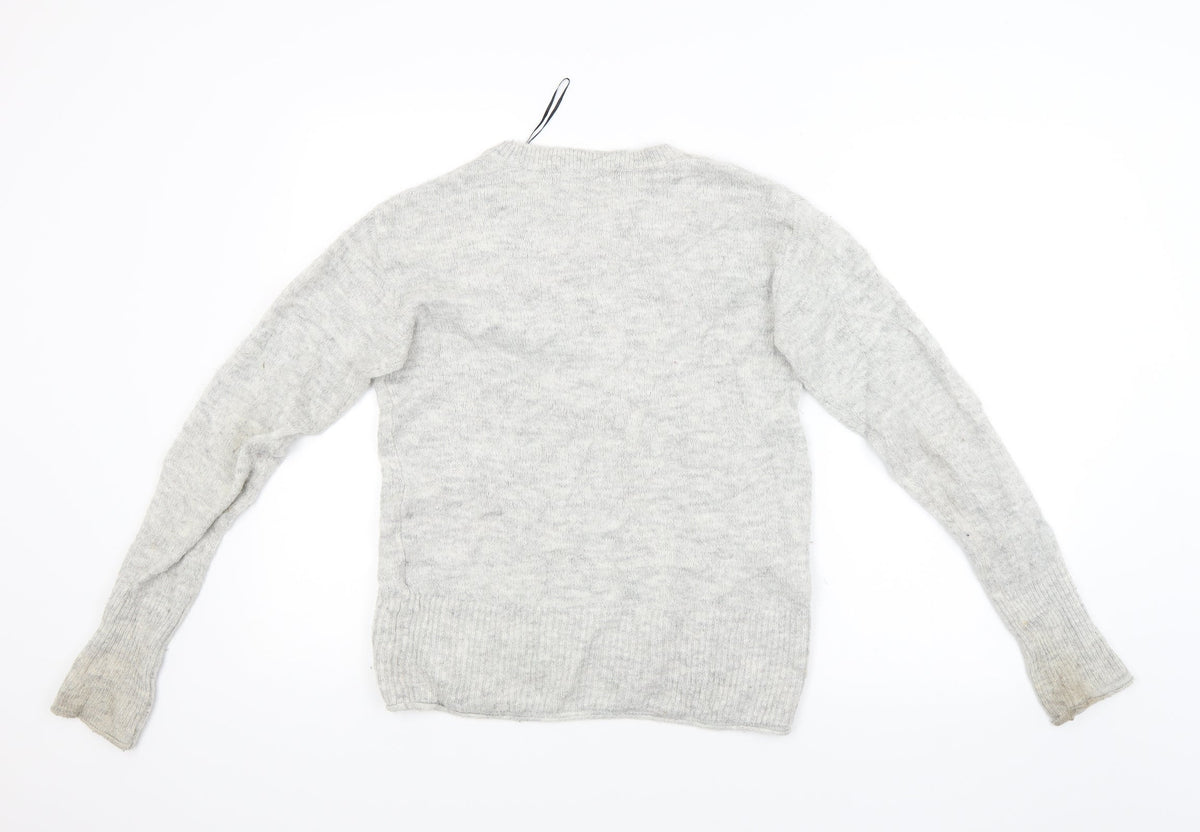 Logg Womens Grey   Pullover Jumper Size M