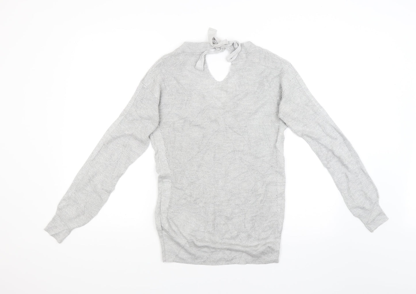 NEXT Womens Silver   Cardigan Jumper Size 8