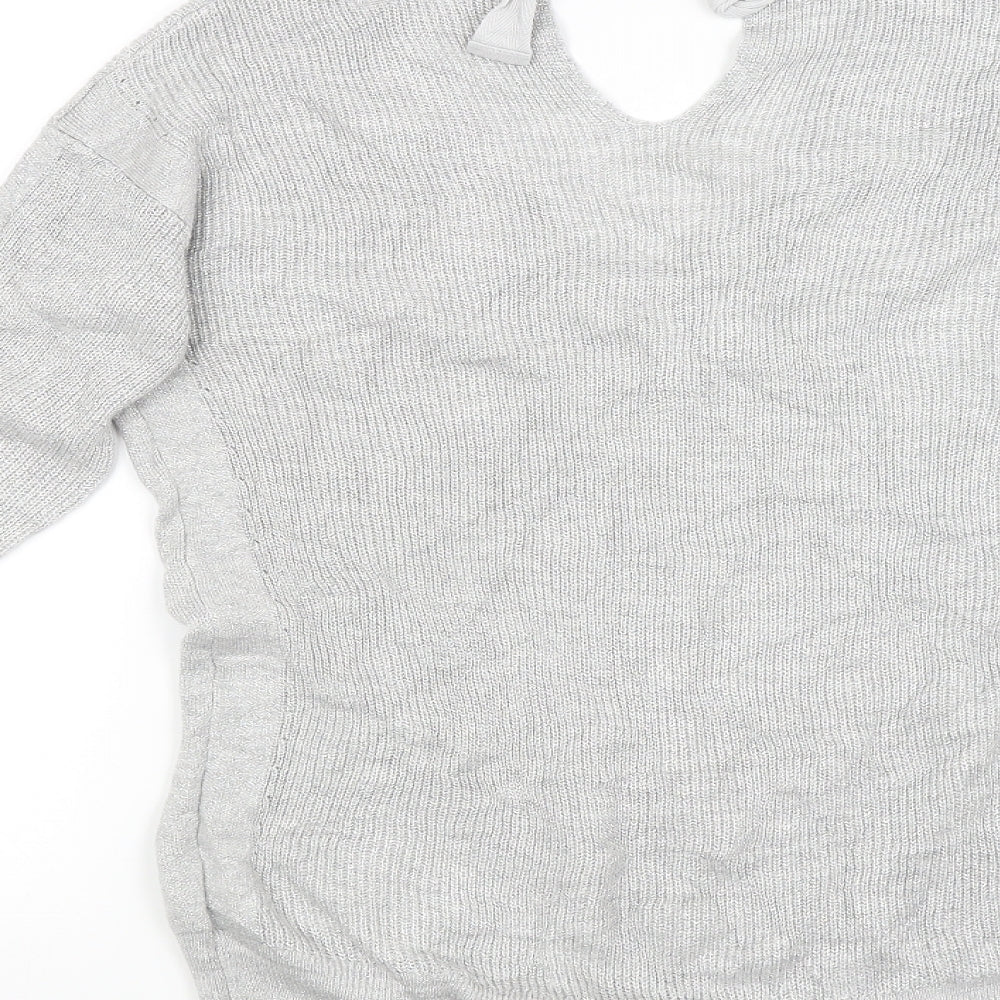NEXT Womens Silver   Cardigan Jumper Size 8
