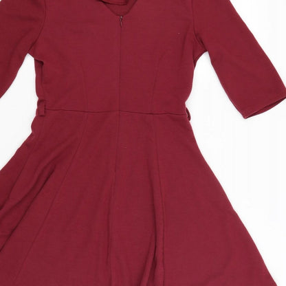 Rare Womens Red   A-Line  Size 12
