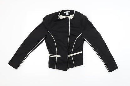 Womens UK Size 8 H&M Black Jacket