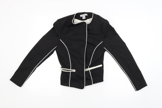 Womens UK Size 8 H&M Black Jacket