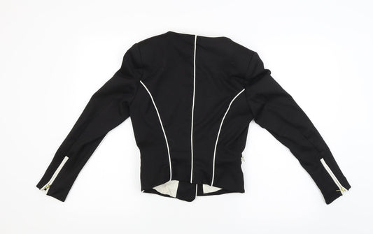 Womens UK Size 8 H&M Black Jacket