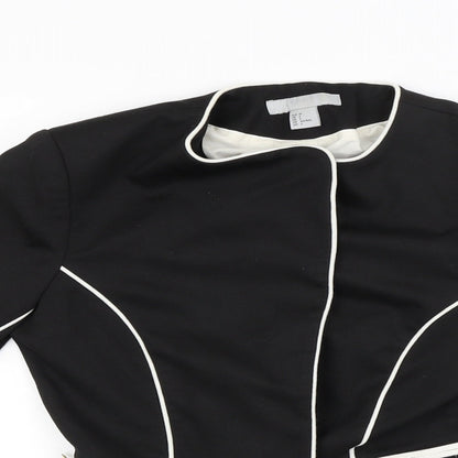 Womens UK Size 8 H&M Black Jacket