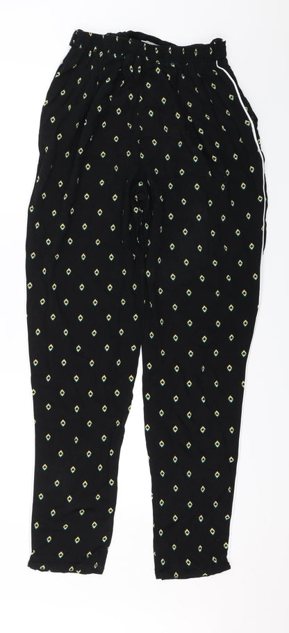 Womens UK Size 8 Dorothy Perkins Regular Fit  Black Trousers