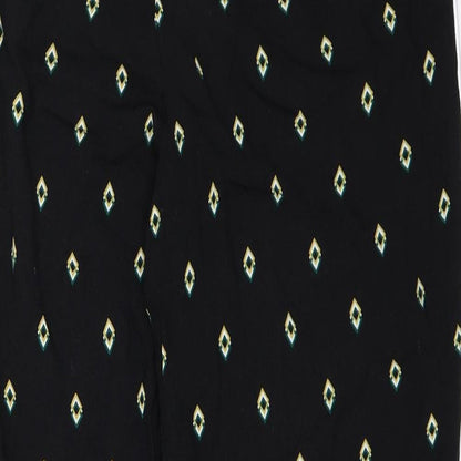 Womens UK Size 8 Dorothy Perkins Regular Fit  Black Trousers