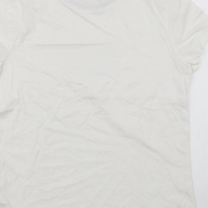 F&F Boys White   Basic T-Shirt Size 11-12 Years  - Romeo