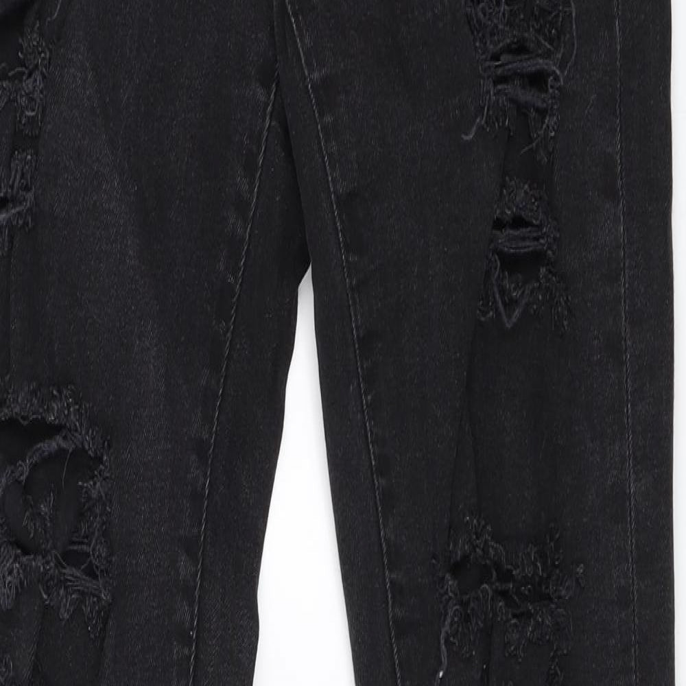 Denim & Co. Womens Black  Denim Skinny Jeans Size 6 L29 in