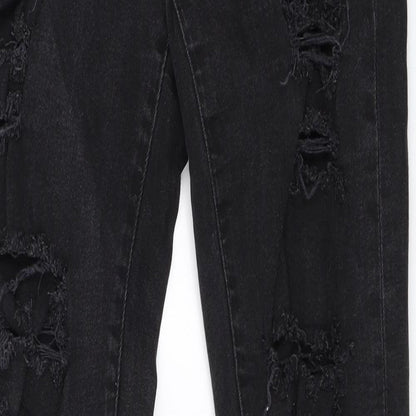 Denim & Co. Womens Black  Denim Skinny Jeans Size 6 L29 in