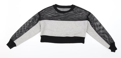 Miss Selfridge Womens Grey   Pullover Jumper Size XS