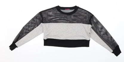 Miss Selfridge Womens Grey   Pullover Jumper Size XS