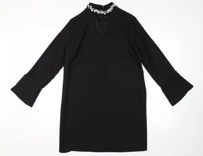 Papaya Womens Black   Shift  Size 12