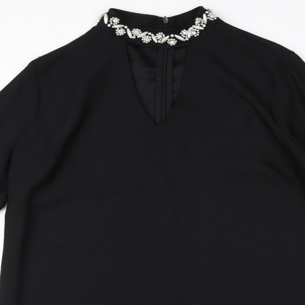 Papaya Womens Black   Shift  Size 12