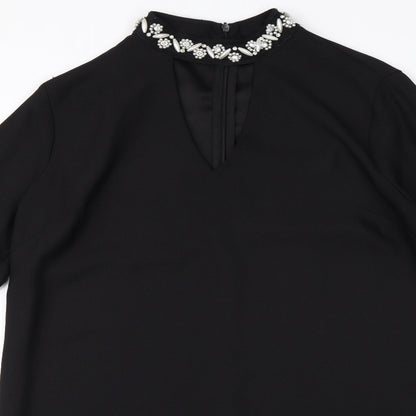 Papaya Womens Black   Shift  Size 12