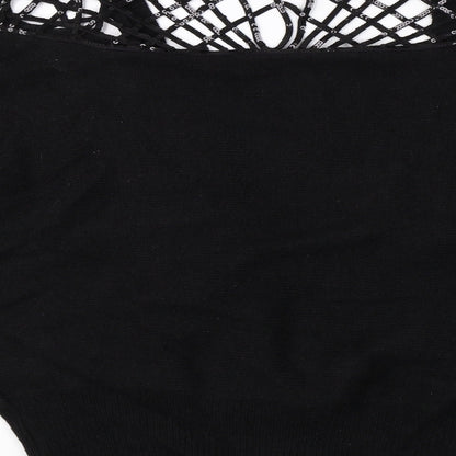 Dorothy Perkins Womens Black   Cardigan Jumper Size 10