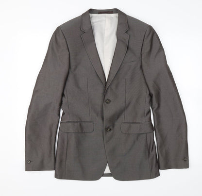 Mens UK Size 34 Ventuno 21 Grey Jacket