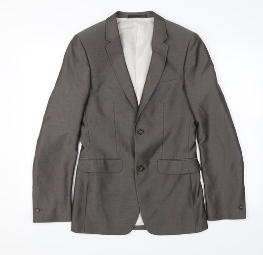 Mens UK Size 34 Ventuno 21 Grey Jacket