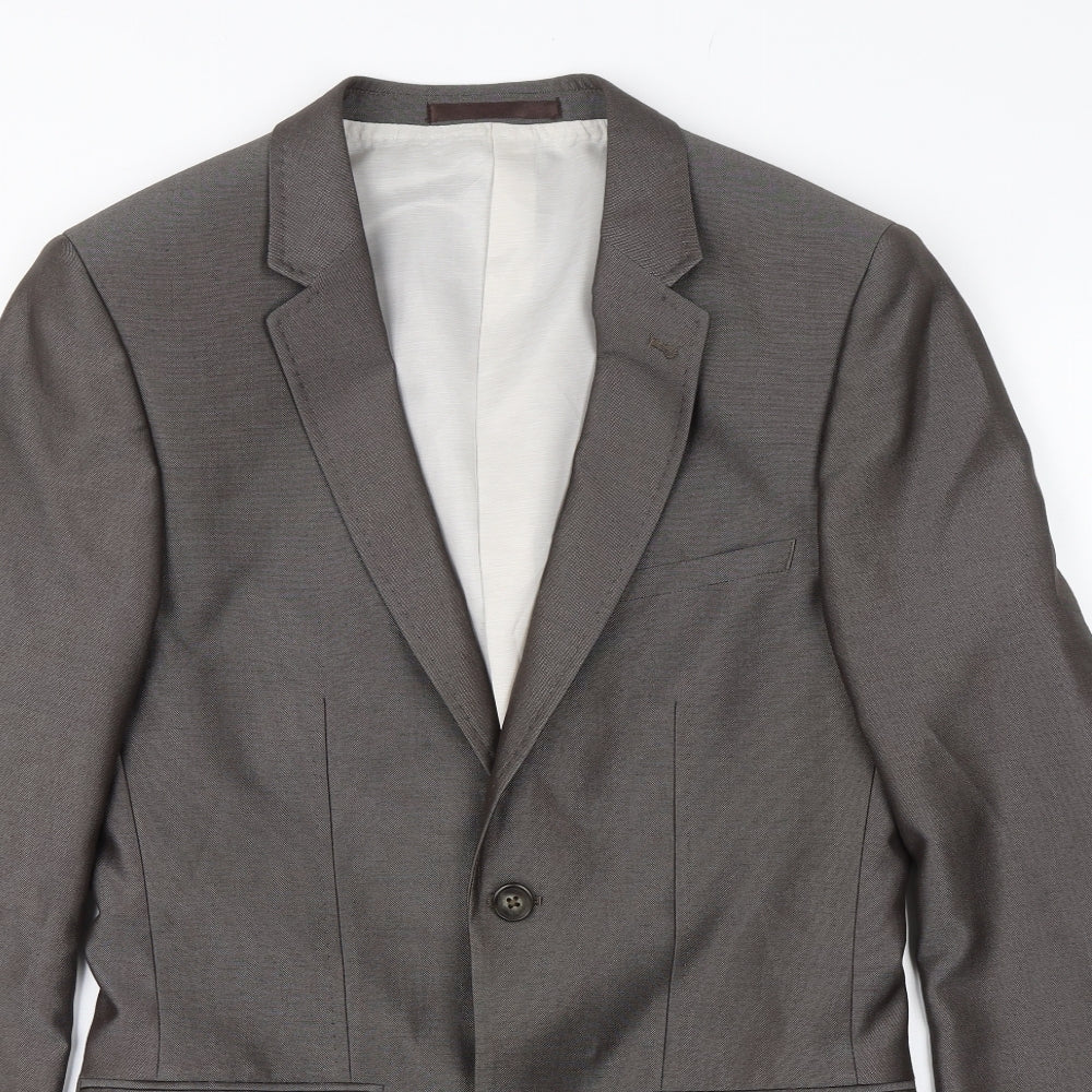 Mens UK Size 34 Ventuno 21 Grey Jacket