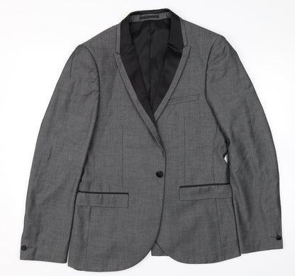 Mens UK Size 38 Ventuno 21 Grey Jacket