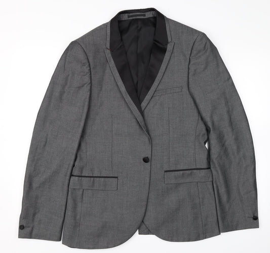Mens UK Size 38 Ventuno 21 Grey Jacket