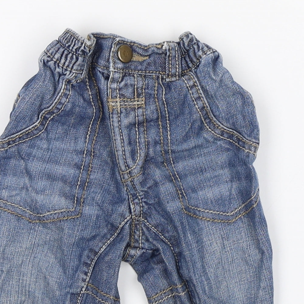 George Baby Blue   Jogger Trousers Size 6-9 Months