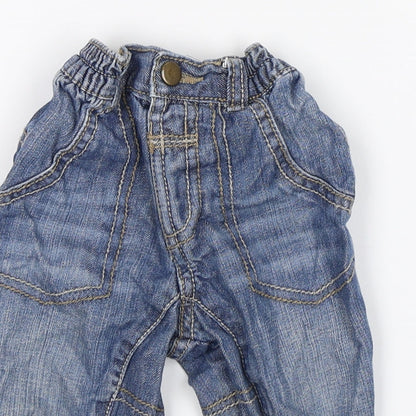 George Baby Blue   Jogger Trousers Size 6-9 Months