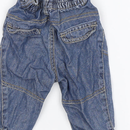 George Baby Blue   Jogger Trousers Size 6-9 Months