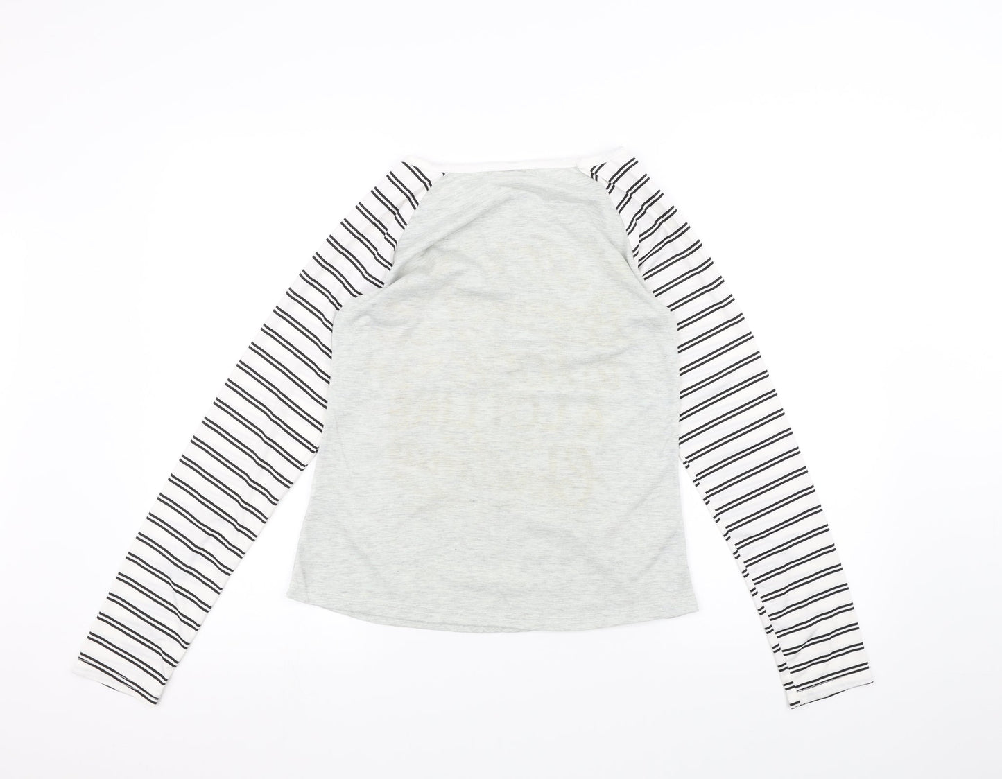 Womens UK Size M Preworn White Basic T-Shirt