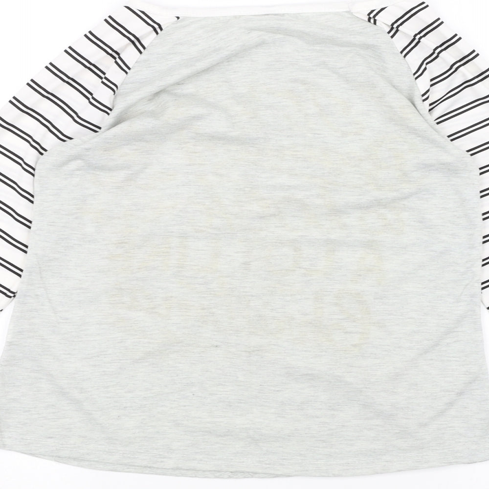 Womens UK Size M Preworn White Basic T-Shirt