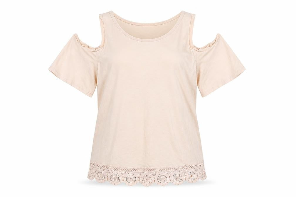 Womens UK Size 8 New Look Pink Basic T-Shirt
