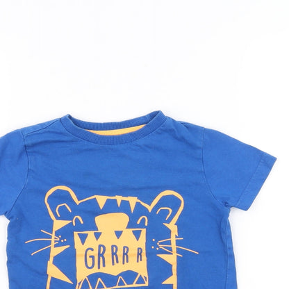 F&F Boys Blue   Basic T-Shirt Size 3-4 Years