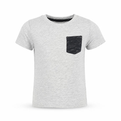 Preworn Girls Grey   Basic T-Shirt Size 2-3 Years