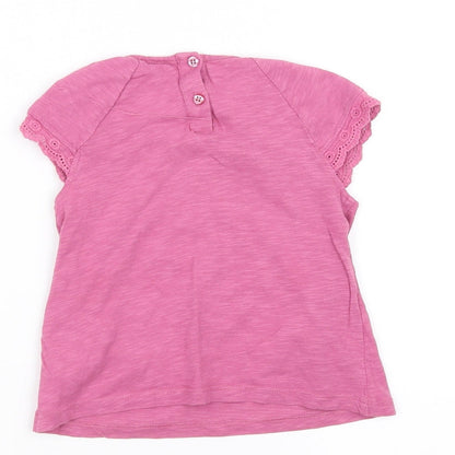 F&F Girls Pink   Basic T-Shirt Size 2-3 Years