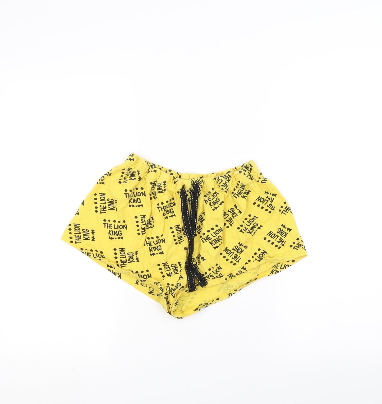 Primark Womens Yellow   Sweat Shorts Size M