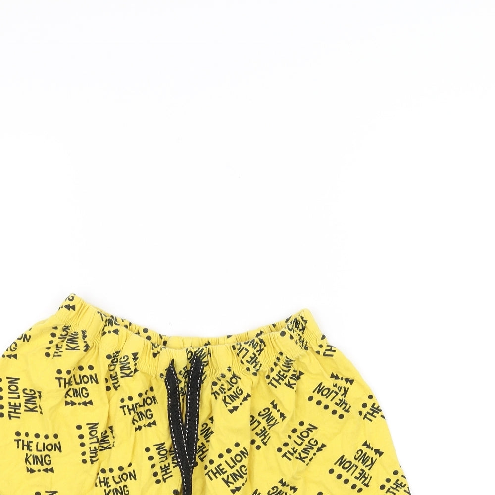 Primark Womens Yellow   Sweat Shorts Size M