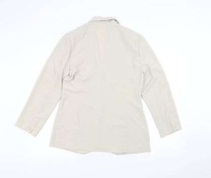 Anne Brooks Womens White   Jacket  Size 12